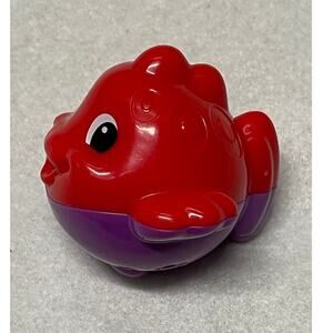 Vintage Fisher-Price Ocean Wonders Fishbowl Red & Purple Fish Replacement